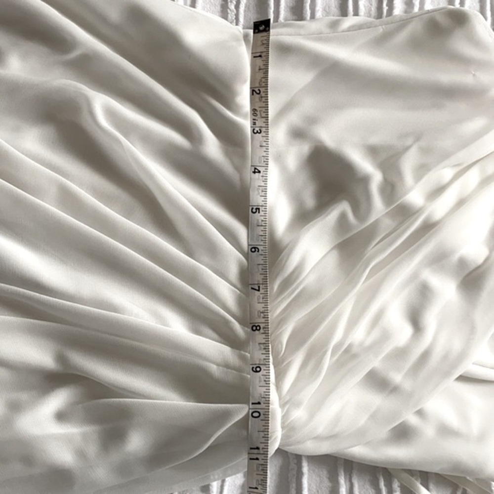 Cache White One Shoulder Cocktail Dress - Picture 13 of 17